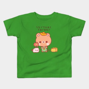 virtual farmer Kids T-Shirt